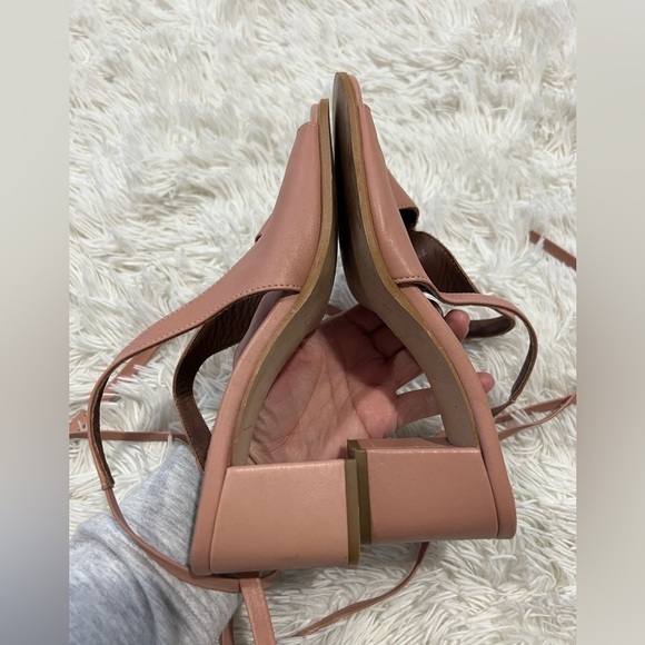 Alohas The Lille Leather Block Heels - Size 40 US 9 - Picture 6 of 8